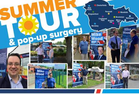 Mike Wood MP Summer Tour of mobile surgeries 2023
