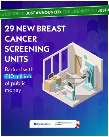 New breast cancer screening units to speed up diagnosis