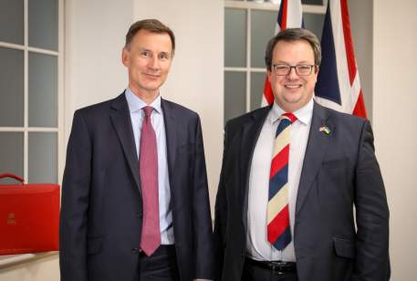 Mike meeting with the Chancellor, Jeremy Hunt MP, to discuss Metro extension funding